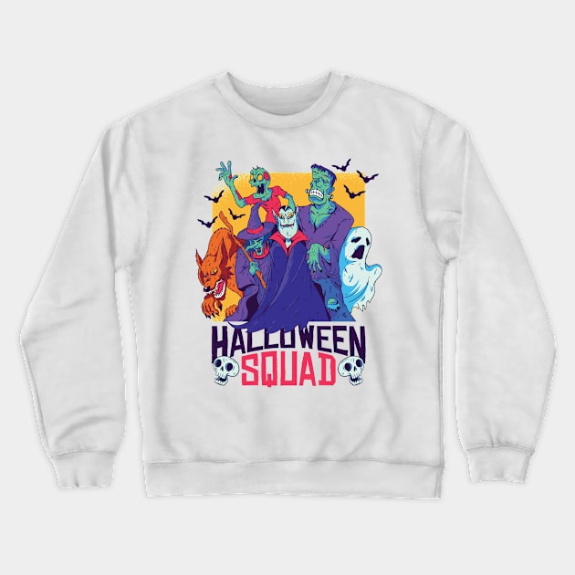 Halloween squad Crewneck Sweatshirt by TheRealestDesigns